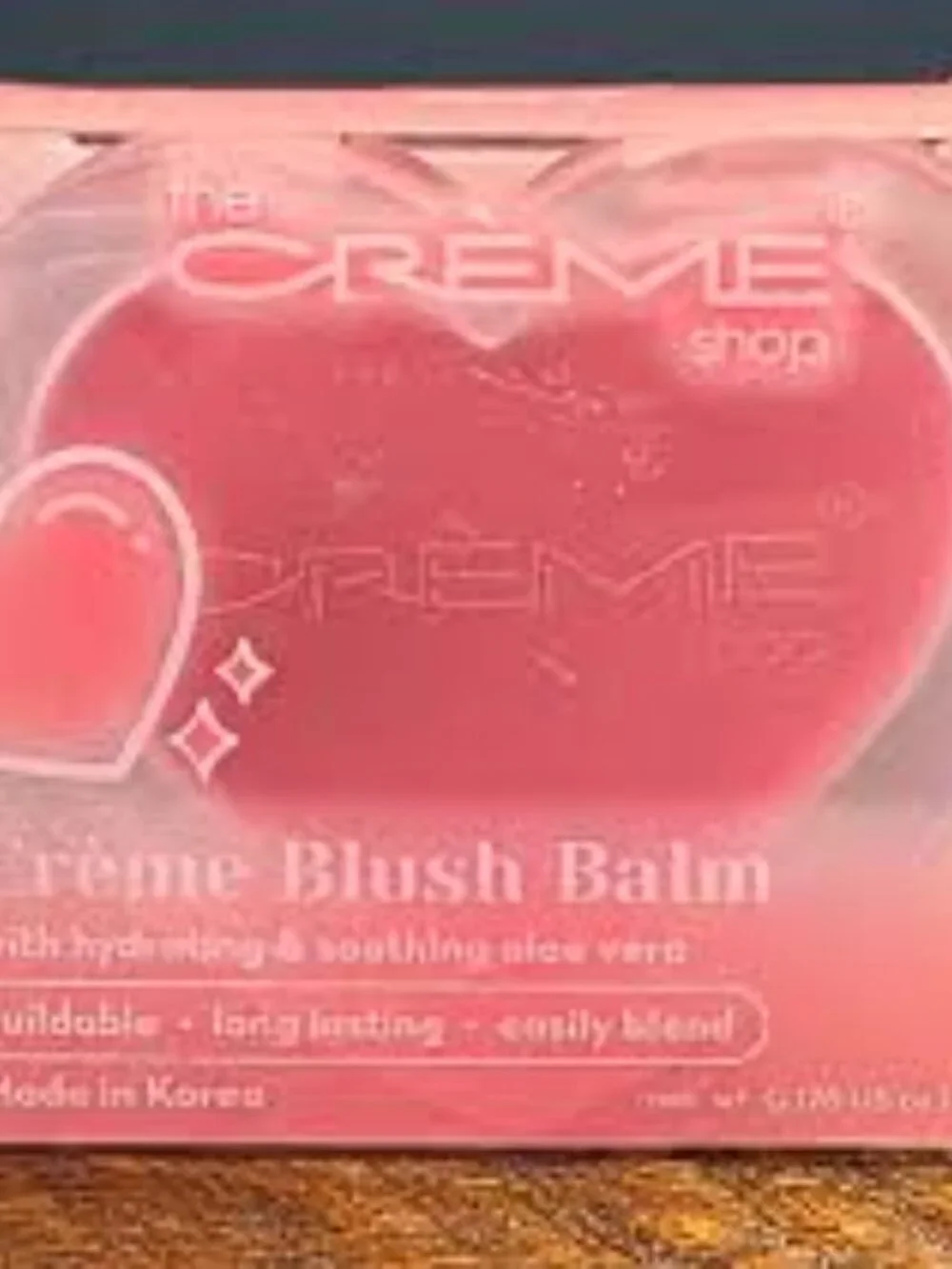 NWT- THE CREME SHOP CREME BLUSH BALM - ADORE U